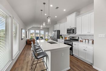 Caso santa rita ranch rental homes in liberty hill, texas model kitchen